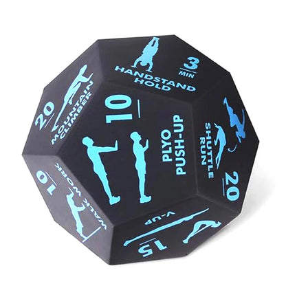 Fitness Game Dice PU Foam 12 Sides Rounded Numbers Diceenjoy New Exercise Methods Anywhere Add Surprise Fun to Fitness Routine