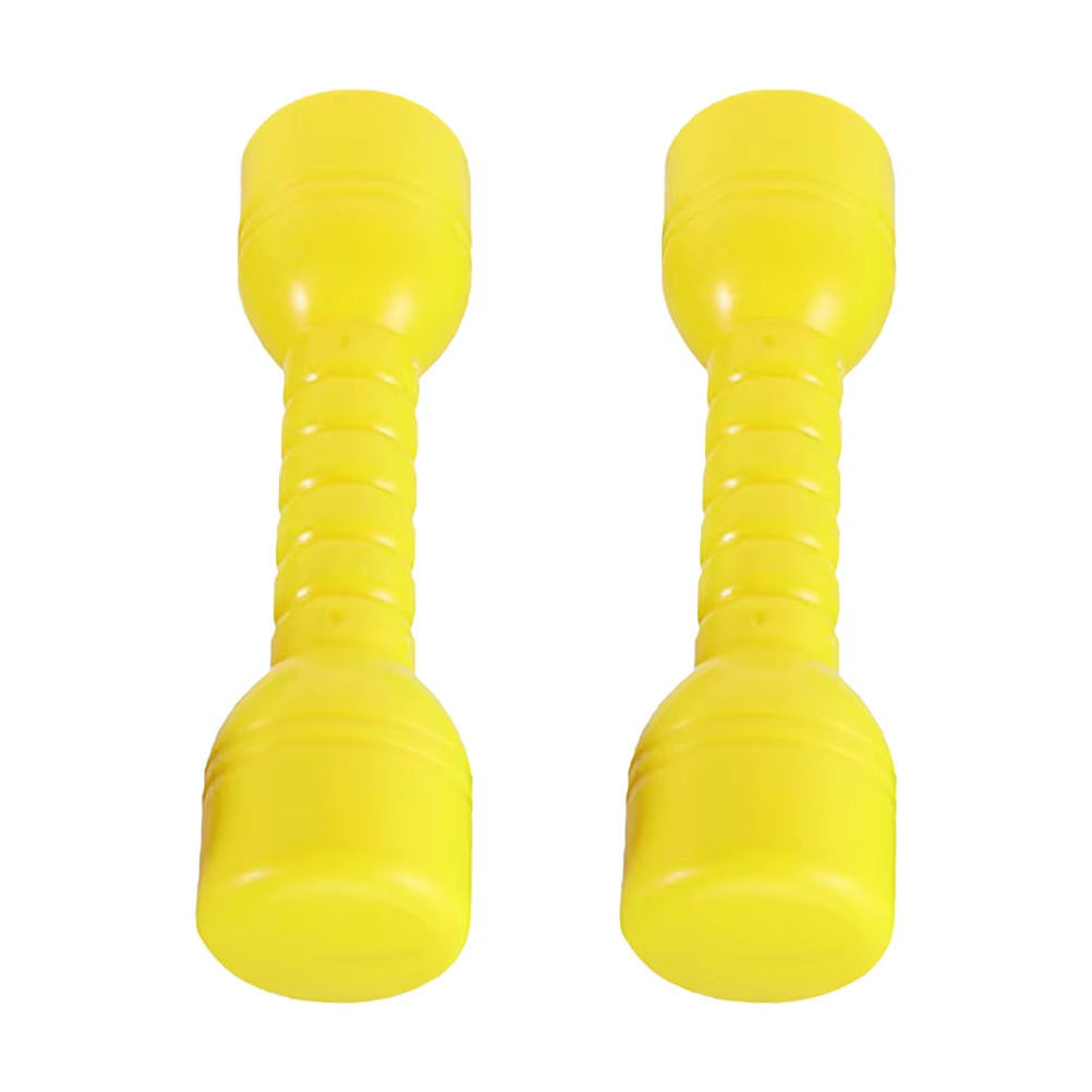 2Pcs Plastic Dumbbells Children'S Sports Fitness Dumbbells Fitness Equipment Children Dumbbell Toddler Toys Fitness Kids Barbell