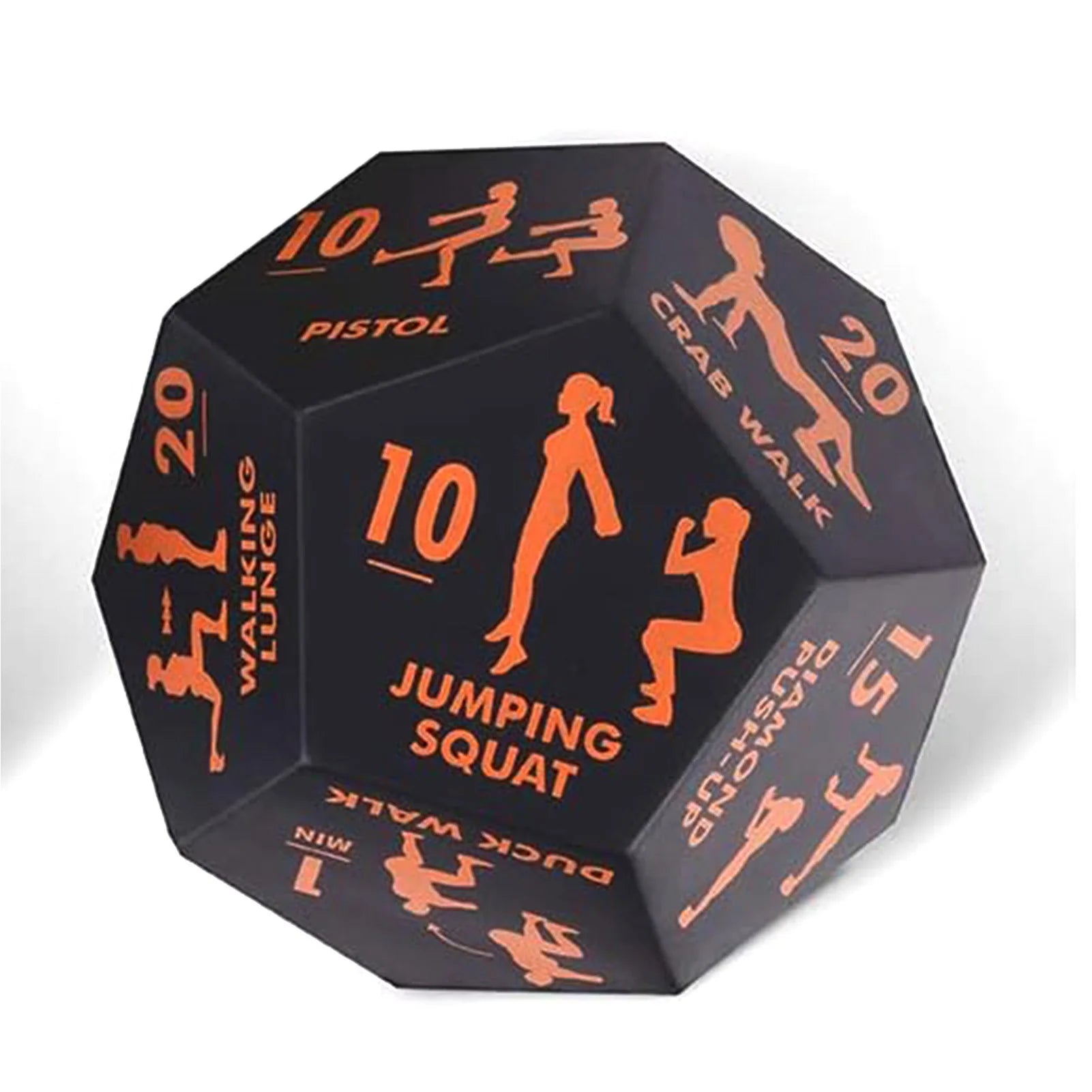 Fitness Game Dice PU Foam 12 Sides Rounded Numbers Diceenjoy New Exercise Methods Anywhere Add Surprise Fun to Fitness Routine