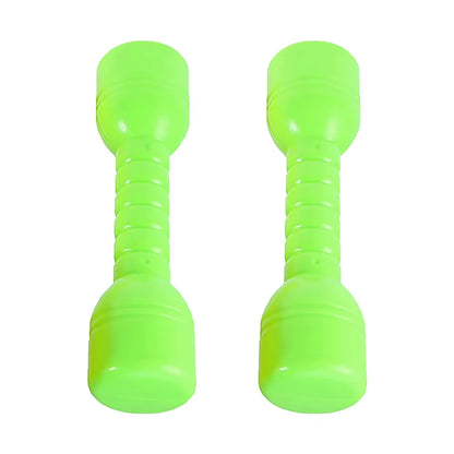 2Pcs Plastic Dumbbells Children'S Sports Fitness Dumbbells Fitness Equipment Children Dumbbell Toddler Toys Fitness Kids Barbell