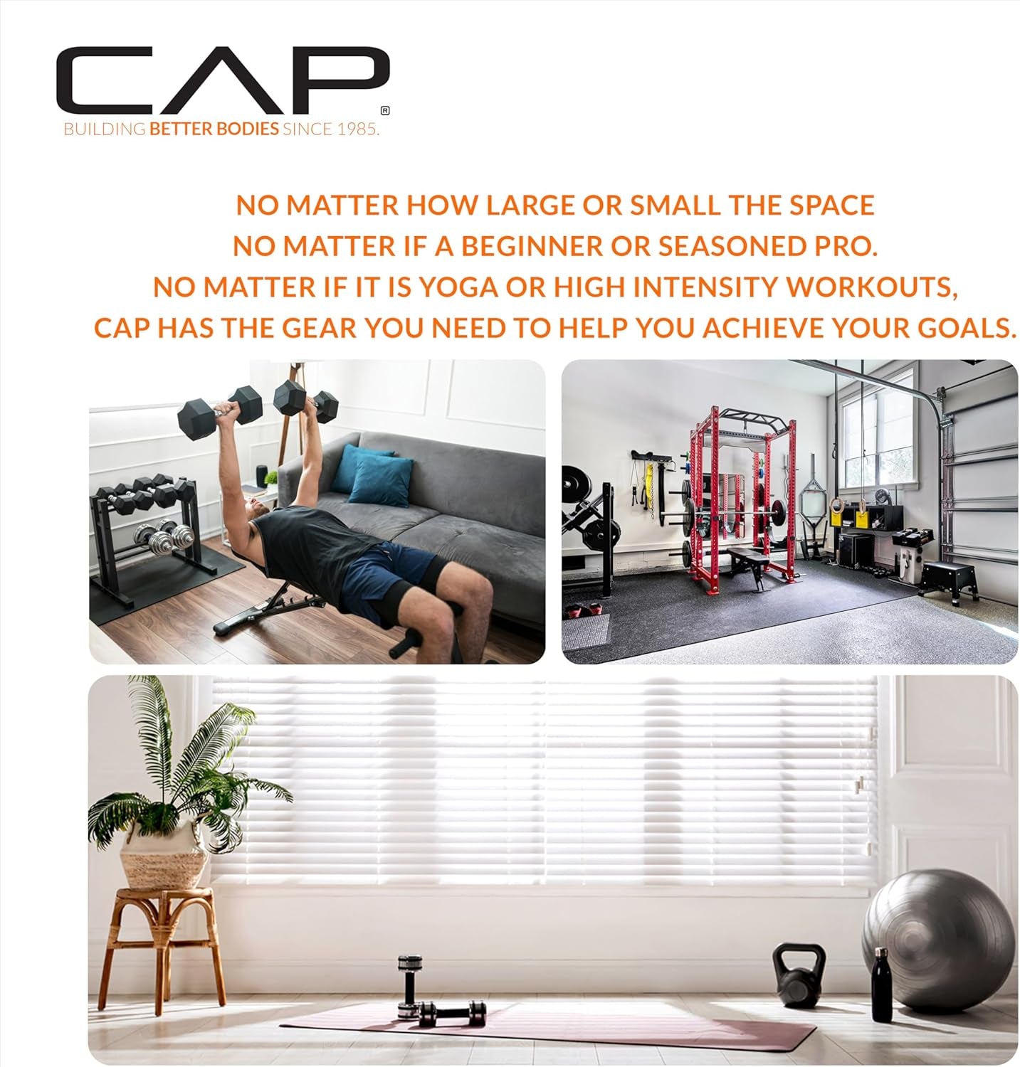 Cap Neoprene Coated Dumbbell Weights | Single, Pair or Set